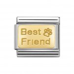 Nomination 18ct Gold Plate Best Friend Paw