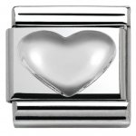 Nomination Stainless Steel & Silver Shine Heart Charm