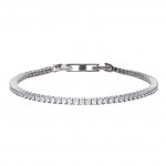 DiamonFire Silver Zirconia Tennis Line Bracelet