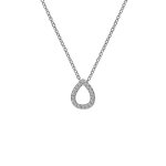 Hot Diamonds Silver Teardrop Micro Bliss Pendant