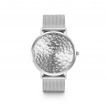 Abbott Lyon Hammered Silver Dial Watch