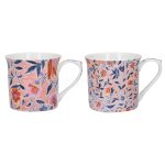 Victoria And Albert Mughal Flowers Set Of 2 Palace Mugs