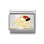 Nomination 18ct Classic Red Cyclist Charm