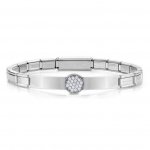 Trendsetter Stainless Steel & PavÃ© CZ Smarty Bracelet