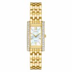 Citizen Ladies Eco Drive Rect Mother of Pearl Bracelet Watch.