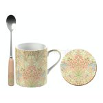 Victoria And Albert Hyacinth Can Mug, Spoon And Coaster Set