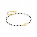 Nomination Antibes Yellow Gold Plated & Blue Crystals Eye of God Bracelet
