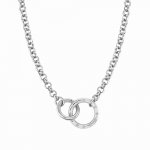 Nomination Infinito Stainless Steel & White CZ Necklet