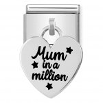 Nomination Silver Mum in a Million Charm
