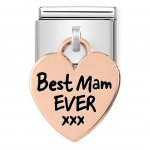 Nomination Rose Gold Best Mam Ever Charm