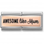 Nomination Rose Gold Awesome like Mum Charm