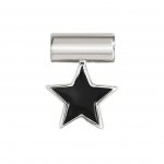 Nomination SeiMia Silver & Black Star Pendant