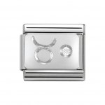 Nomination Silver Shine Zodiac Taurus Charm.