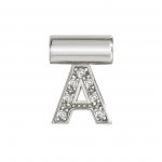 SeiMia Silver & CZ Letter A Pendant