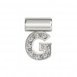 SeiMia Silver & CZ Letter G Pendant
