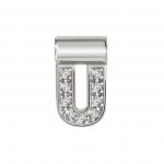 Nomination SeiMia Silver & CZ Letter U Pendant