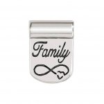 SeiMia Silver Family Infinity Heart Pendant