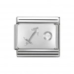 Nomination Silver Shine Zodiac Sagittarius Charm.