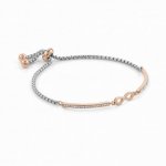 Nomination Milleluci Rose Gold Plated Stainless Steel CZ Infinity Bracelet