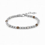 NOMINATION Instinct Stainless Steel with Tigers Eye Stones Bracelet