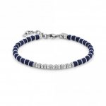 Nomination Instinct Stainless Steel & Blue Agate Bracelet