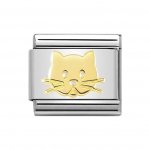 Nomination 18ct Cat Snout Charm.