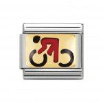 Nomination Gold Cycling Charm.