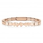 Nomination Trendsetter Rose Gold PVD Hearts Smarty Bracelet