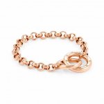 Nomination Infinito Rose Gold Stainless Steel & White CZ Bracelet