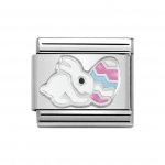Nomination Classic Silver Easter Rabbit Charm.