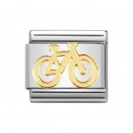 Nomination 18ct Gold Bike Charm.