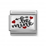 Nomination Silver Be Mine with Hearts Charm