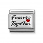 Nomination Silver Forever Together Heart Charm