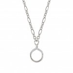 Nomination Endless Silver & CZ Circle Pendant Necklace