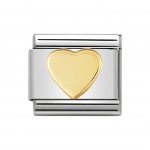 Nomination 18ct Gold Heart Charm.
