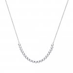 DiamonFire Silver Zirconia Tennis Bezel Set Necklet