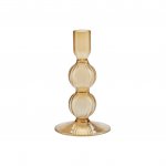 Glass Amber 16CM Candle Holder - 4975459