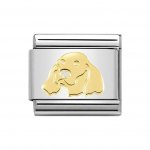 Nomination 18ct Golden Irish Setter Charm.