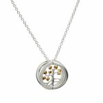 Silver 3D Tree of Life Pendant & Chain