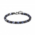 Nomination Instinct Stone Stainless Steel & Blue Sodalite Large Vintage Bracelet