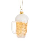 Frothy Beer Shaped Bauble Christmas Decoration