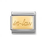 Nomination 18ct Gold Plate In Law Charm
