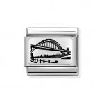 Nomination Silver Newcastle Tyne Bridge Charm