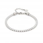 Nomination Silver White Crystal Tennis Bracelet