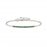 Nomination Lovelight Silver & Green CZ Bracelet