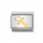 Nomination 18ct Gold Egyptian Life Key Charm.