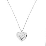 Azendi Silver Heart of Yorkshire Locket