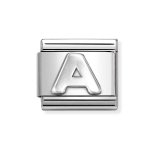 Nomination Silver Shine Initial A Charm.