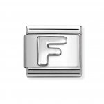 Nomination Silver Shine Initial F Charm.