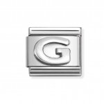 Nomination Silver Shine Initial G Charm.